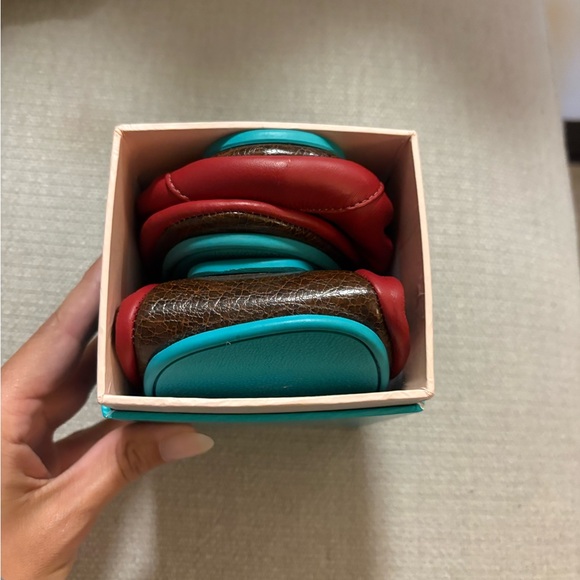 Tieks size 10 red flats - Picture 3 of 5